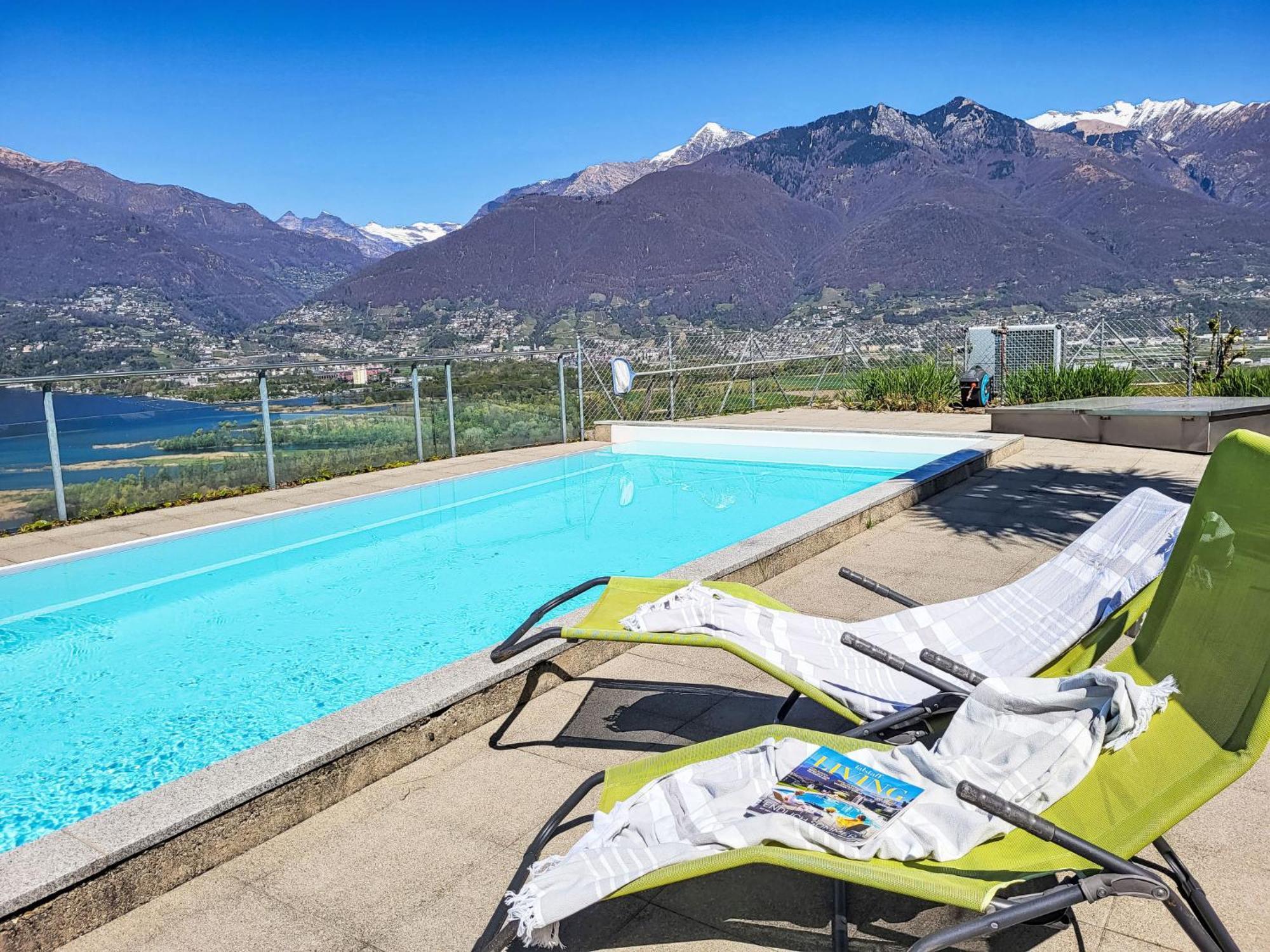 Apartment Vista Lago Maggiore 1-Floor Left By Interhome Gambarogno 외부 사진